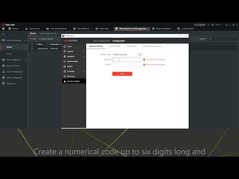 Passcode Setting for an Intercom