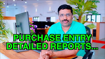Purchase Entry Detailed Report system Raintech POS Billing software