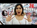 WEARING LONG ACRYLIC NAILS FOR 24 HOURS!!