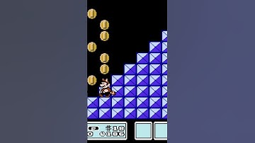 Getting Stuck in the Wall of the First Level in Super Mario Bros. 3! #glitch #glitches #smb3 #mario