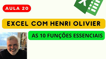 TOP 10 FUNÇÕES DO EXCEL QUE VOCÊ PRECISA DOMINAR | EXCEL COM HENRI OLIVIER