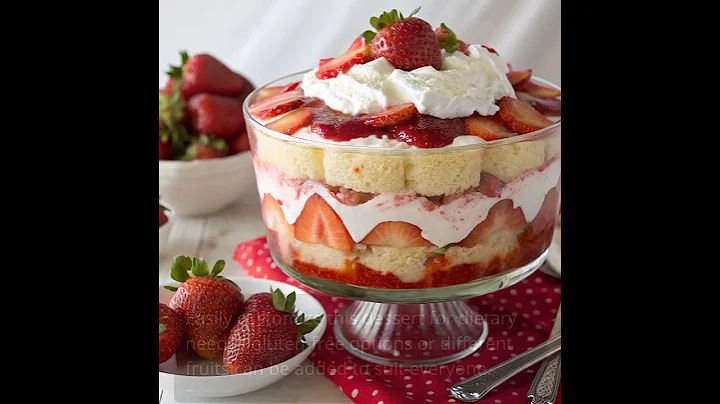 Effortless Fluffy Strawberry Shortcake Trifles to Delight Your Guests