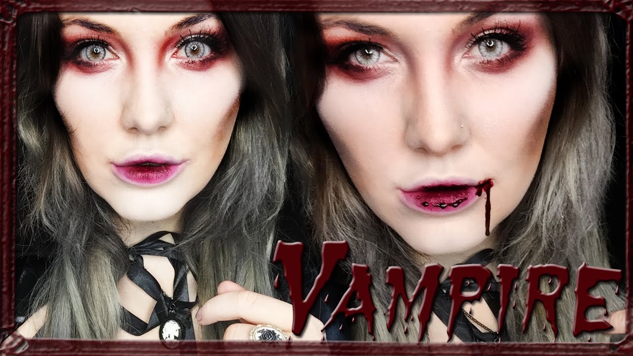 Vampire Lady Makeup Tutorial! - YouTube