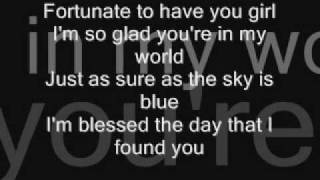 Maxwell- Fortunate (Lyrics on screen) SUB