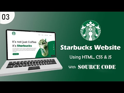 #03 Build a Stunning Starbucks Restaurant Website with HTML, CSS, & JavaScript