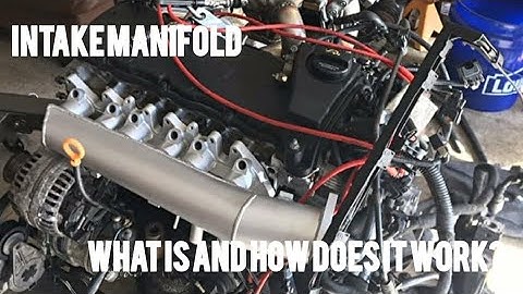 What is the intake manifold and how does it work?