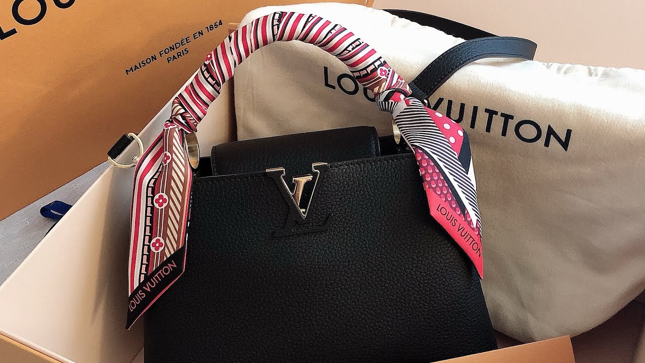 UNBOXING NEW HANDBAG-LOUIS VUITTON Capucines Black BB 2019 + lovely bag ever - YouTube