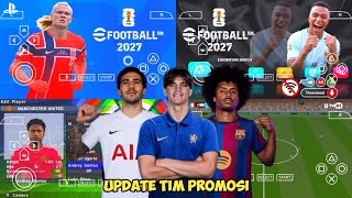 eFootball PES 2026 PPSSPP Android Offline Full Update UCL & League Kits 26/27 Season 4K Graphics