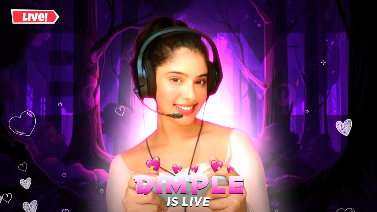 Dimpling Stream Dimple is live🤍 #dimpleislive #live #bgmi #stream - YouTube