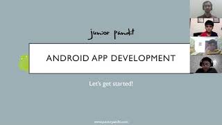 Android App Development - Demo & Hands-On | Level - Beginner | Junior Pandit