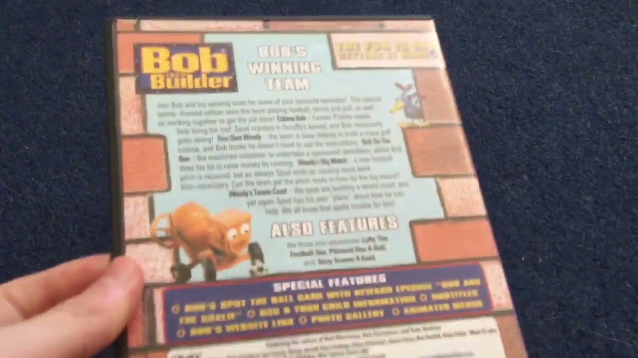 Bob The Builder Bobs Winning Team 2004 UK DVD Show You