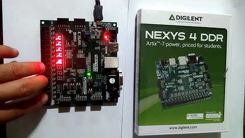 Nexys 4 DDR FPGA Seven Segment Test