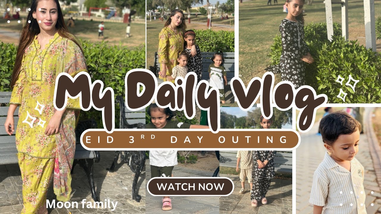 Eid 3rd day outing with my kids🤗🤗 - YouTube