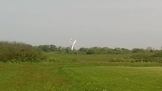 R/C Plane AeroScout - Crash!