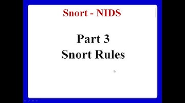Snort - NIDS on CentOS 6.5 - part 3/4