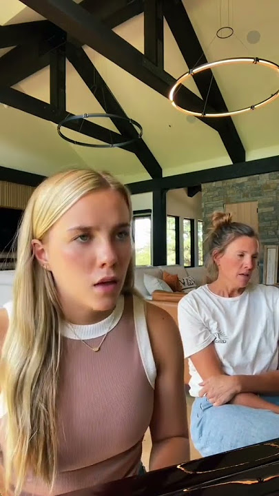 Their voices are so beautiful together 🥰 #shorts | mom - daughter duet cover