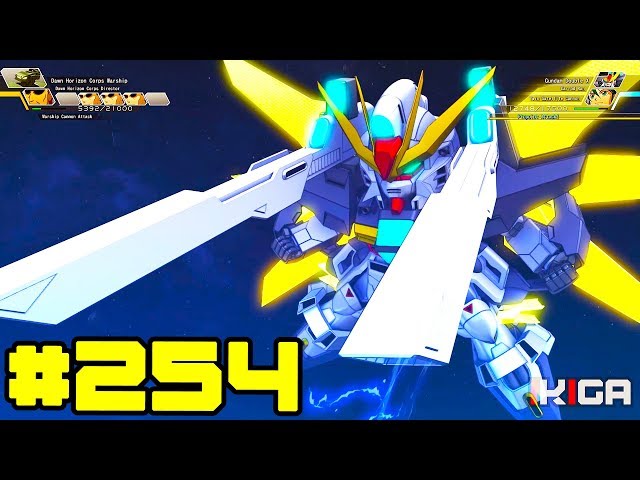 254 DOUBLE X GUNDAM ALL ATTACKS SHOWCASE - SD GUNDAM G GENERATION
