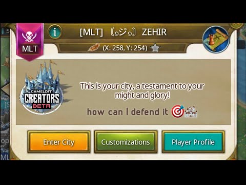 March of Empires Lord of War defending your city setting tutorial by Bizerte ZEHIR realm 423