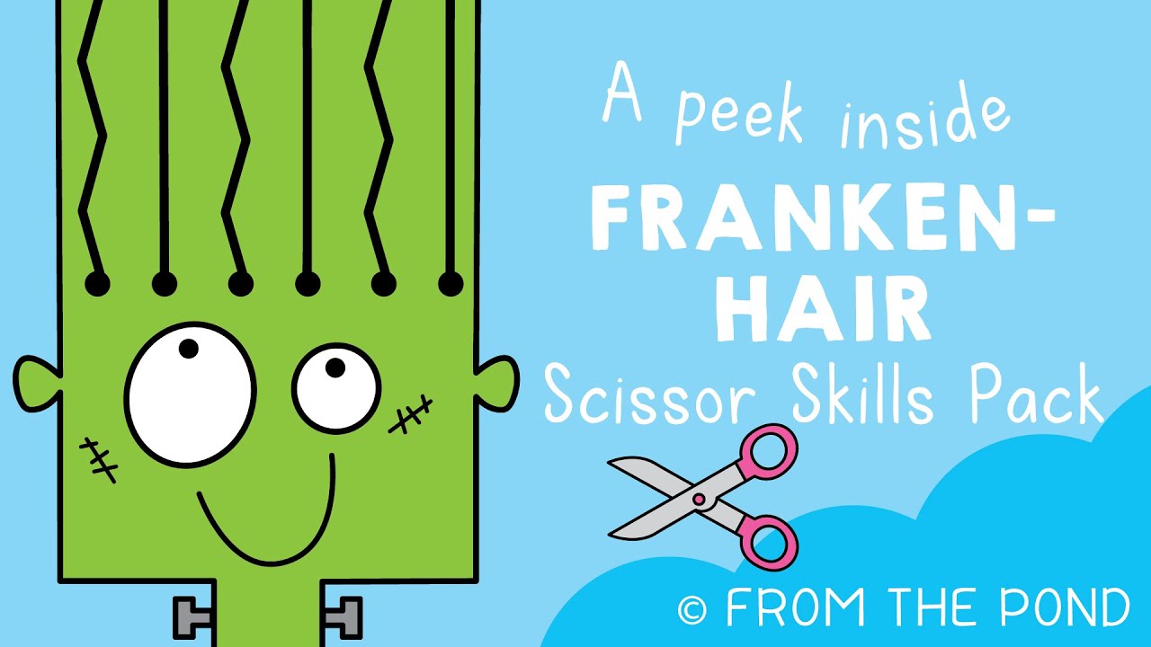 franken hair scissor skills from the pond