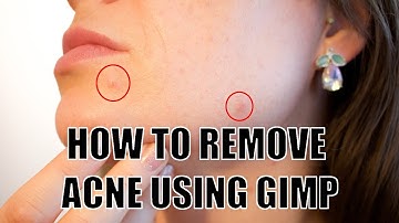 How to Remove Pimples and Acne using GIMP | Photoshop Alternative | #86