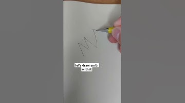 I asked my sister to draw random line..