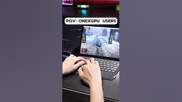 POV laptop gamers #onexgpu #onexplayer #gaming #laptop #external #gpu #amd #gaminglife