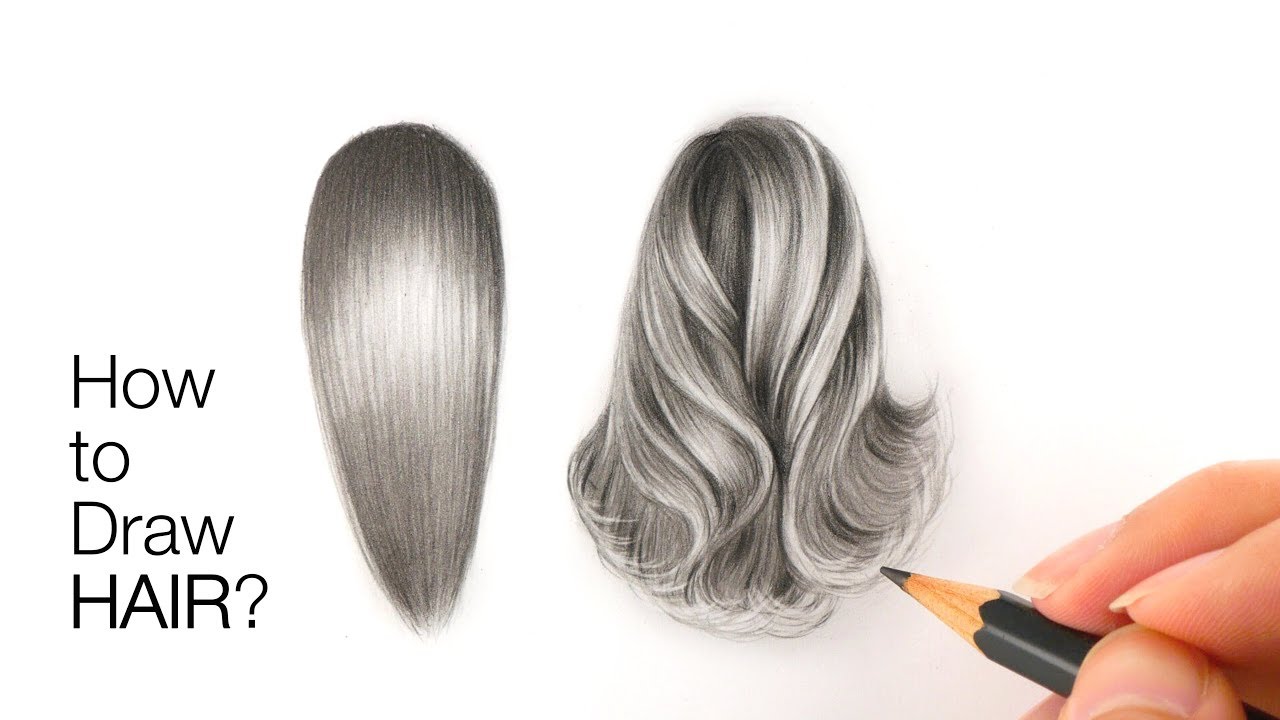 Best Secrets To Drawing Realistic Hair In Graphite In Pencil