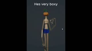 3D model of one of my drawings #3dmodel #art #creature #pumpkin
