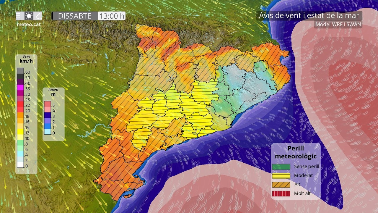 Predicció general per a dissabte 14-02-2026