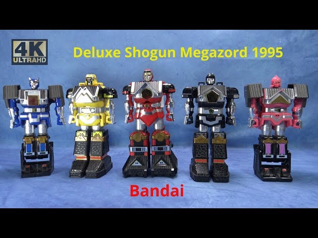 Bandai Power Rangers Deluxe Shogun Megazord 1995 toy review +