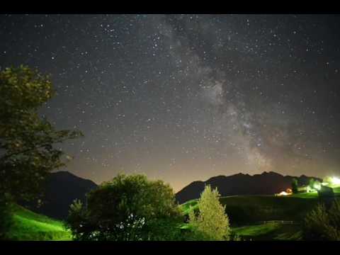 Epic timelapse of the milkyway over the Alps