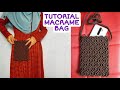 Full Tutorial Tas HP Dari Tali Kur - Full New Macrame Bag