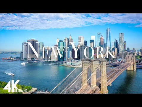 FLYING OVER NEW YORK (4K UHD) - The city that never sleeps