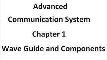 Wave Guide and Components from Advanced Communication System ( ACS )