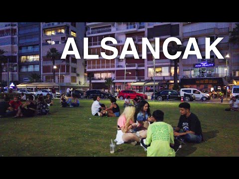 Izmir ALSANCAK Walking Tour | Monday Night City Ambiance, 16 August 2021 | 🇹🇷 Turkey | 4K 60fps