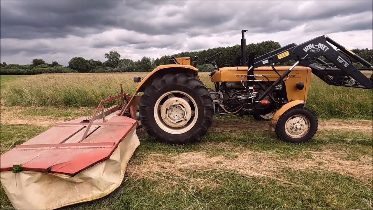 Koszenie Łąki/ Rotacyjna w Akcji/ Manometr Ciśnienia Oleju w C-360