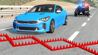 Cars Vs Spikes #2 – Beamng.drive