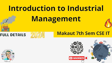 Introduction to industrial management (humanities iii) 💦Makaut 5th sem CSE-IT #makaut #cse #ai #top