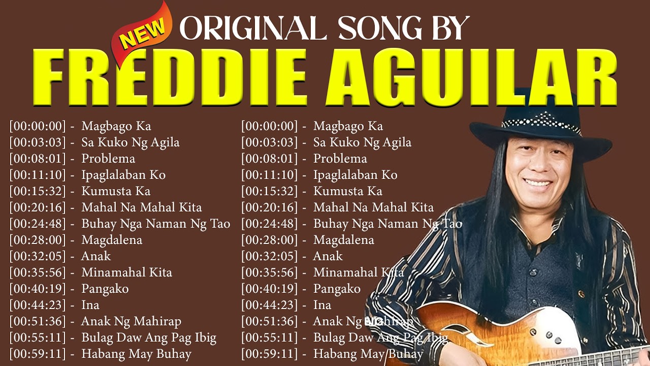 Freddie Aguilar Greatest Hits Nonstop 2026 | Tagalog Love Songs Of All Time | OPM Alaala