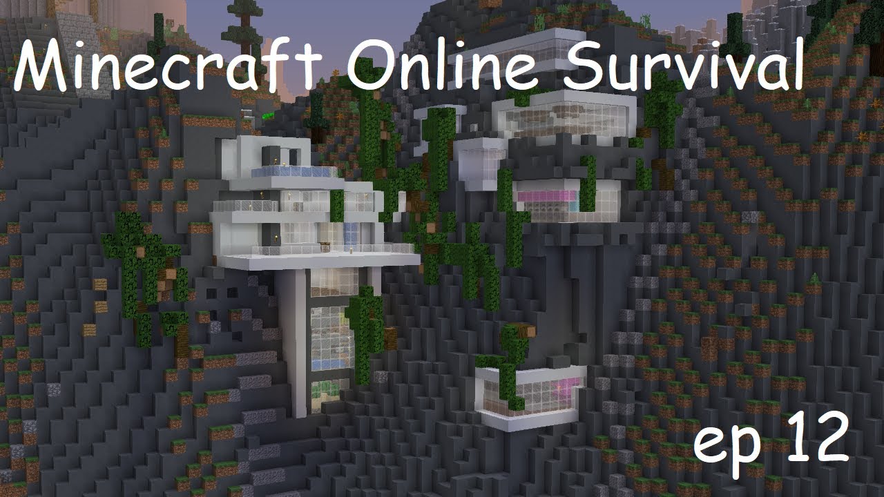 Minecraft Online Survival - ep12 progress update - YouTube