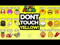 EVERY MARIO GAME: Don't Touch the Color Yellow Challenge!
