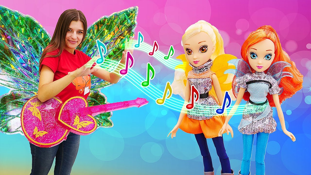 Новые куклы для девочек. Звездная магия Winx. Веселые увлекательные игры.