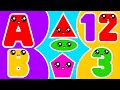 ABC Phonics Song, 123 &amp; Shapes Learning Videos For Toddlers | Toddlers Learning For 3 Year Olds