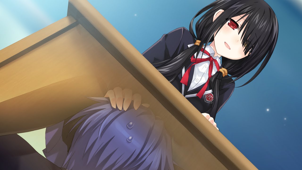 Date a Live Arusu Install Hiding in Classroom with