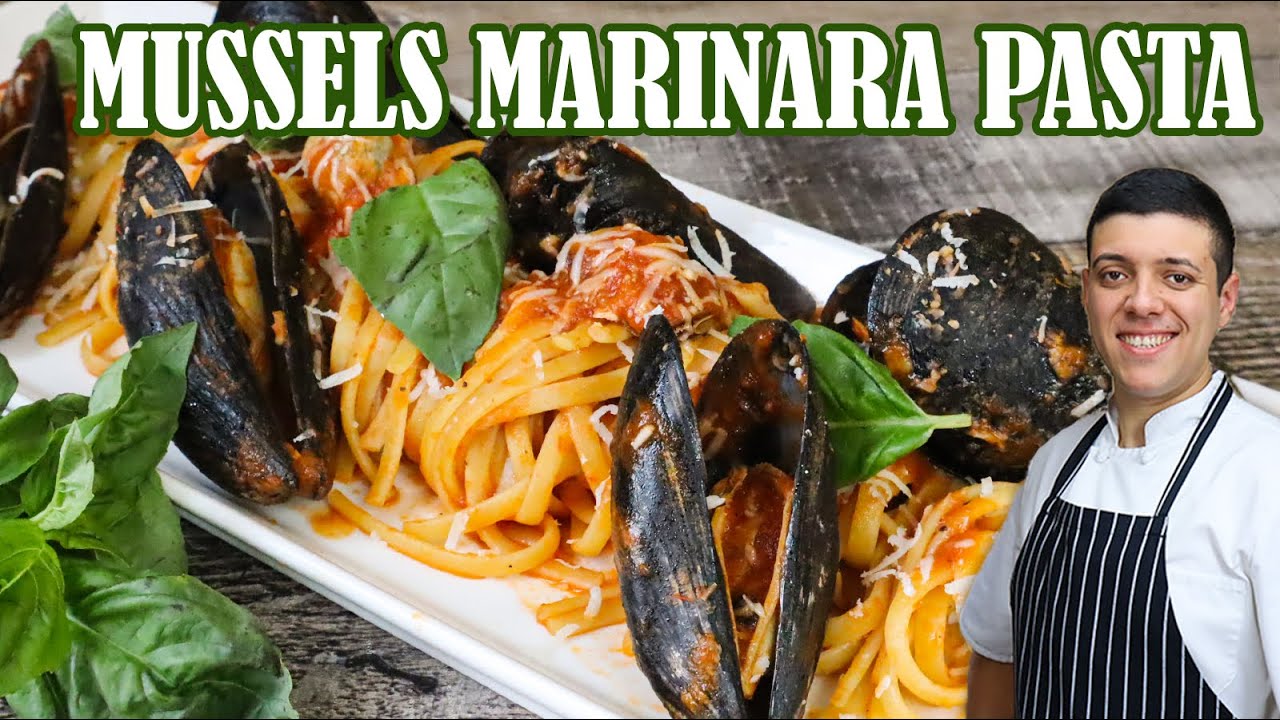 The Best Mussels Marinara Pasta Recipe   One of the Easiest Seafood Appetizers Made as a Pasta Dish