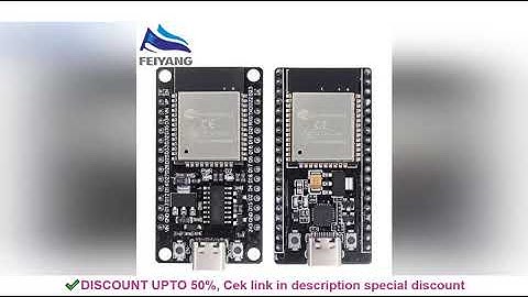 ESP32 TYPE-C USB CH340C CP2102 WiFi+Bluetooth Ultra-Low Power Dual Core ESP32-DevKitC-32 ESP-WROOM-3