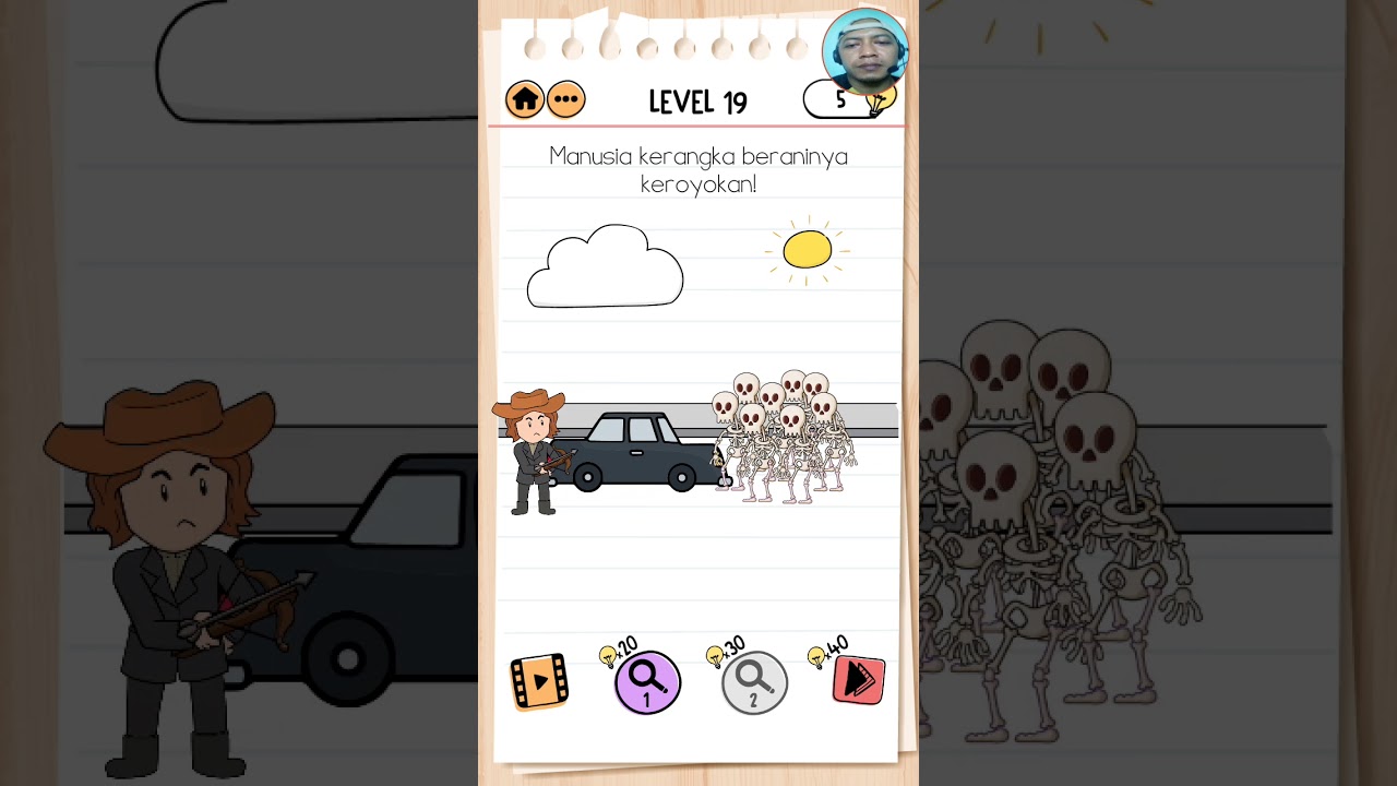 Kunci Jawaban Brain Test 2 Jojo Sang Pemburu Level 19 Manusia Kerangka Beraninya Keroyokan Youtube