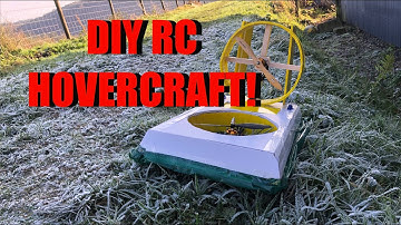 How To Build An RC Hovercraft Out Of Foam Board | Motorised Misc.