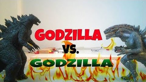 Godzilla (2014) vs Godzilla (1998) - Toy Battle