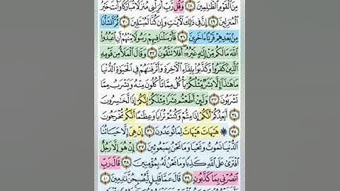 تيسير حفظ سورة المؤمنون بالتكرار الوجه الثالث الايات (28_42) مكرر 5 مرات بصوت الشيخ عبد الباسط